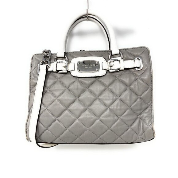 MICHAEL KORS Hamilton Quilt MD East West Satchel Tote Crossbody - Picture 2 of 9